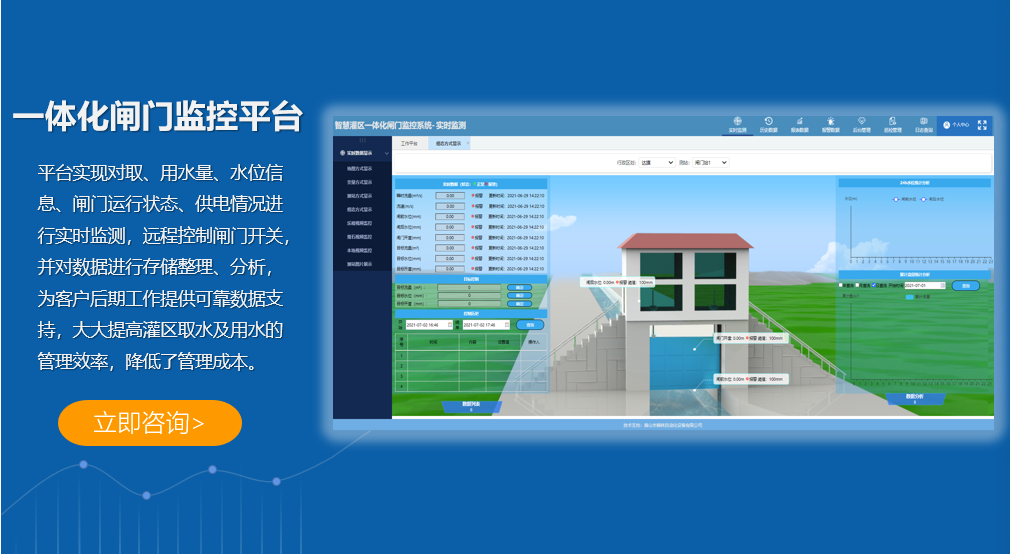 一體化閘門監控平臺